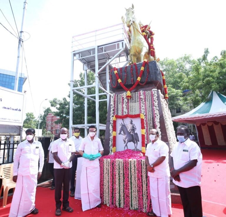 தீரன் சின்னமலை நினைவு நாள்: திமுக தலைவர் மு.க.ஸ்டாலின் மரியாதை…