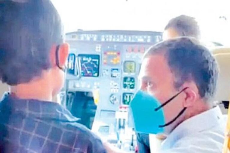 விமானியாக விரும்பும் சிறுவனின் ஆசையை நிறைவேற்றிய ராகுல் ..