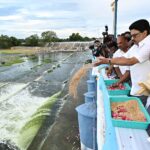 கல்லணையிலிருந்து டெல்டா விவசாயத்திற்கு தண்ணீர் திறந்தார் முதல்வர் மு.க.ஸ்டாலின்..