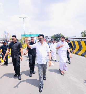 கோவை அவினாசி சாலையில் ஜி.டி.நாயுடு மேம்பாலம் முதல்வர் மு.க.ஸ்டாலின் திறப்பு வைத்தார்…