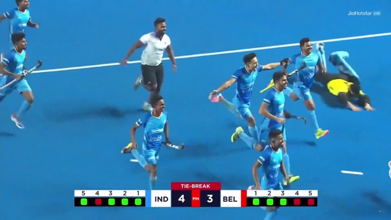 2025 உலக இளையோர் ஹாக்கி இந்திய அணி அரையிறுதிக்கு தகுதி..