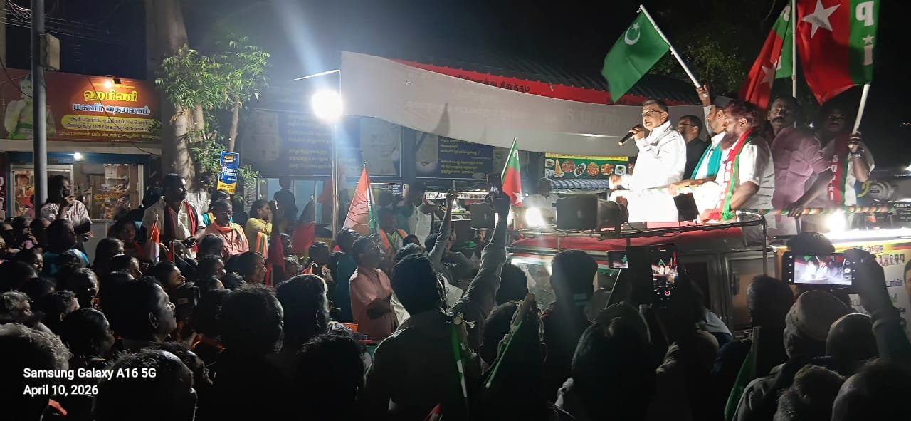 அரசியலில் அனுபவம் இல்லாதவர் விஜய்: காரைக்குடி பரப்புரையில் ப.சிதம்பரம் பேச்சு..