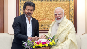 டெல்லியில் பிரதமர் மோடியுடன் முதல்வர் விஜய் சந்திப்பு..