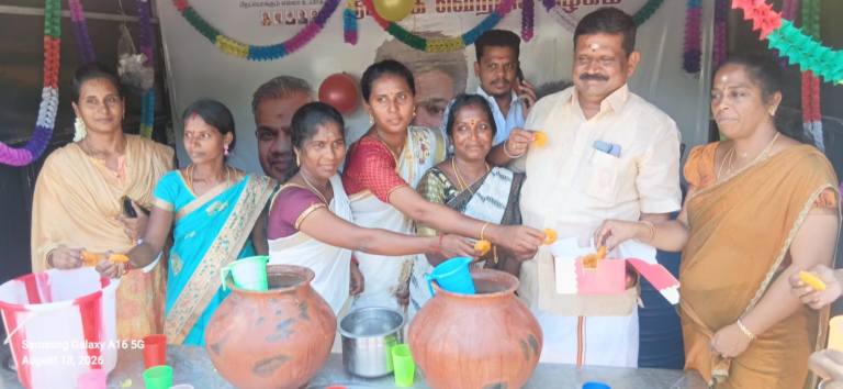 காரைக்குடியில் தொடர்ந்து 75-வது நாளாக பொதுமக்களுக்கு நீர் மோர் :தவெக நிர்வாகிகள் சாதனை…