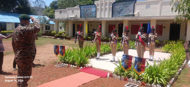 இளைய தலைமுறையினரிடையே வலுவான தேசப்பற்றை உருவாக்குகிறது NCC : திருச்சி NCC கர்னல் கெளரவ் சிரோஹி ..